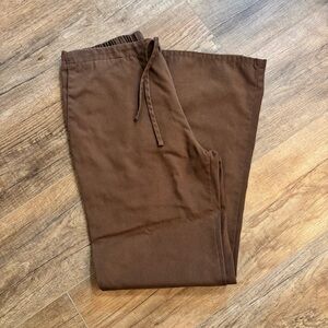 Cherokee Workwear Women’s Size XS Brown Scrub Pants Healthcare Nurse Veterinary‎